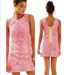 NWT Lilly Pulitzer Mila Shift Tappin It Back Sz 8